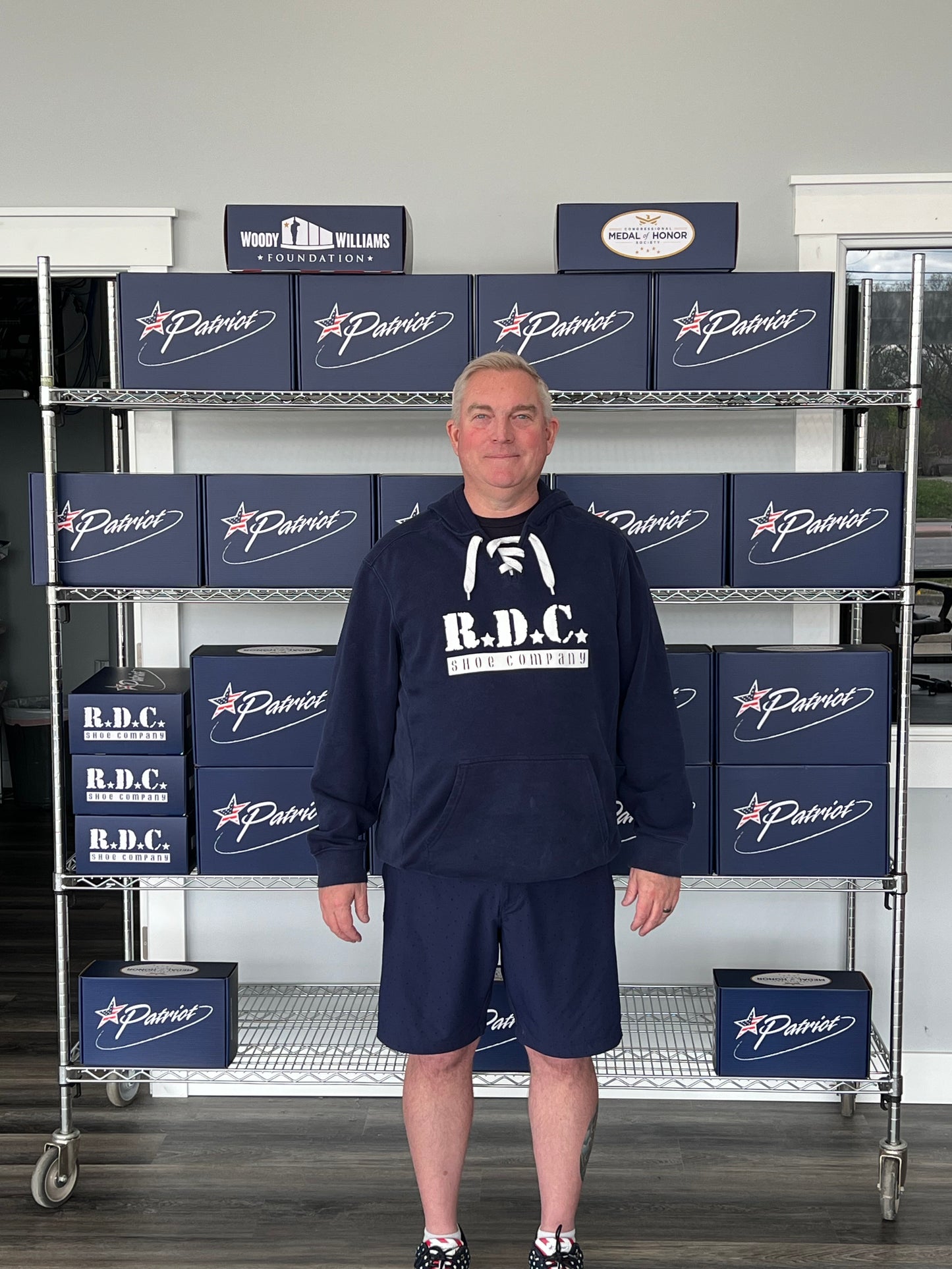 Navy R.D.C. Shoe Company Hockey Sweatshirt