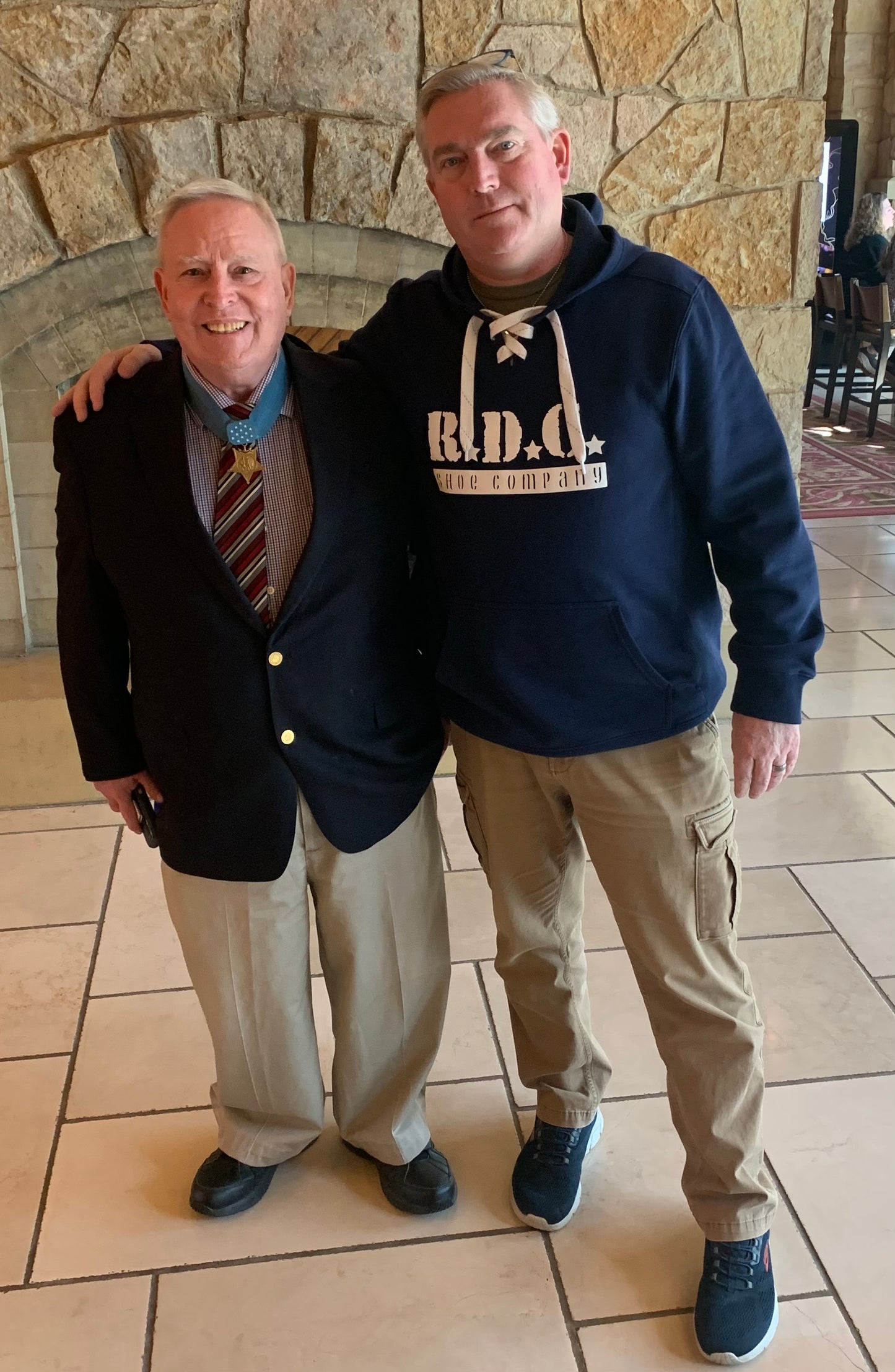 Navy R.D.C. Shoe Company Hockey Sweatshirt