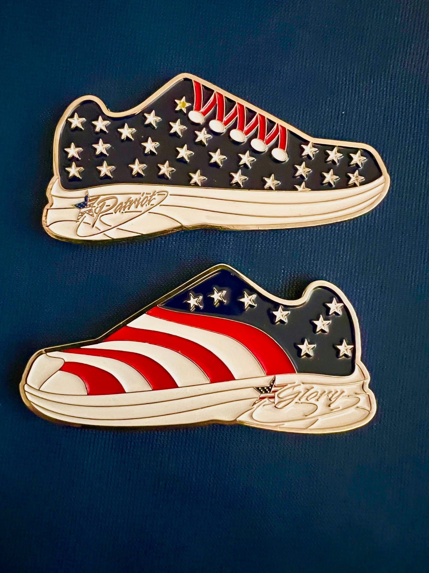 R.D.C. Shoes Patriot/Glory Challenge Coin