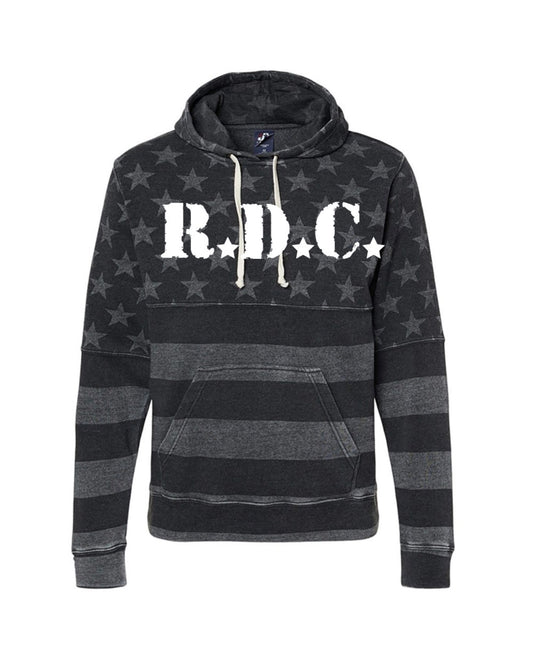 Dark Gray American Flag R.D.C. Shoe Company Sweatshirt