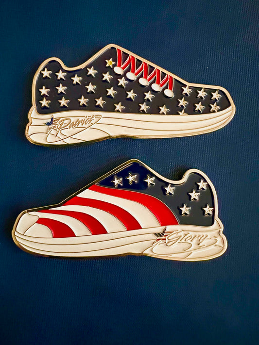 R.D.C. Shoes Patriot/Glory Challenge Coin